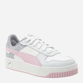 Sneakersy damskie na platformie Puma Carina Street 389390-23 38 (5UK) Biały/Szary/Różowy (4099686517915)