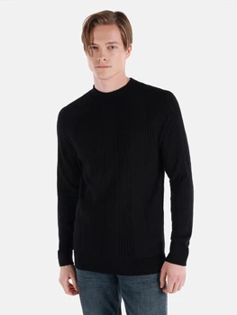 Джемпер чоловічий Colin's CL1064873-BLK XL Чорний (8683197804457)