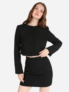 Піджак класичний короткий жіночий Colin's CL1065871BLK 38 Чорний (8683197911360)