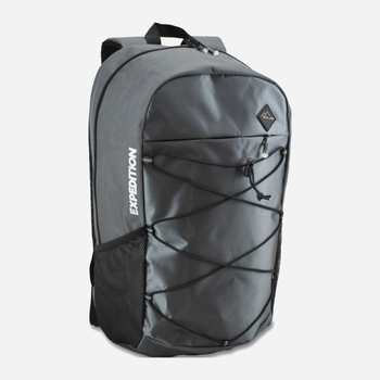 Рюкзак тканинний вміщує формат А4 Semi Line A3033-1 Сірий/Чорний (5903563303319)