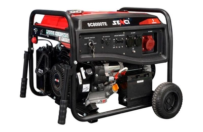 Генератор бензиновый Senci SC8000TE 6.5 кВт 3 фазы
