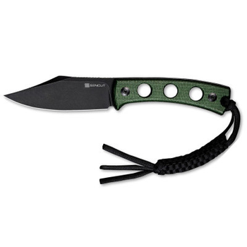 Нож Sencut Waxahachie Dark Micarta Black Blade (SA11C)