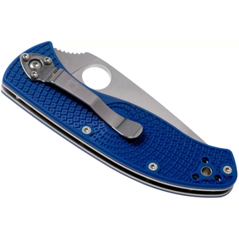 Нож Spyderco Tenacious S35VN полусеррейтор Blue (C122PSBL)