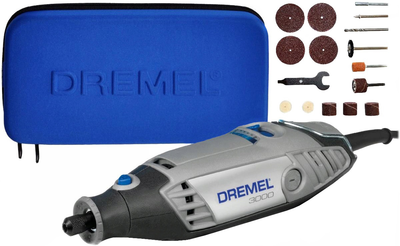 Багатофункціональний інструмент Dremel 3000 130 Вт + 15 аксесуарів (8710364060870)