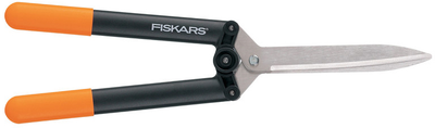 Ножницы для кустов Fiskars HS52 PowerLever с рычажным приводом (1001564)