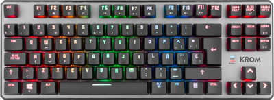 Игровая механическая клавиатура Krom Kernel TKL с подсветкой (UKR) Factory Recertified g1