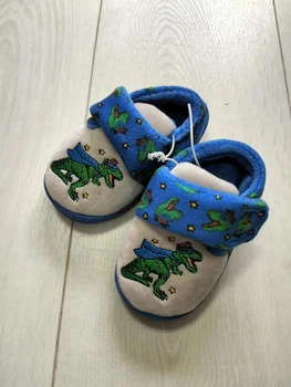 Дитячі тапочки сіро-cині Динозаври Primark 22 (400095668)