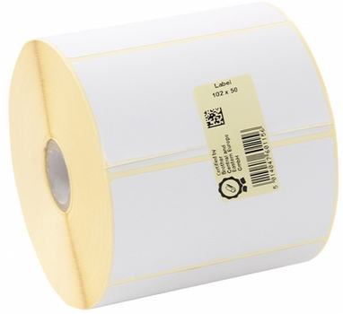 Термотрансферні етикетки Brother Thermal Label 102 x 50 мм White (LDE1E050102127P)