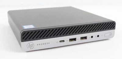 Неттоп HP ProDesk 600 G4 DM USFF, Core i3-8100T (4 ядра ), 8GB DDR4, 256GB SSD, DP+VGA, WiFi, UHD 630, Windows 10, Б/В
