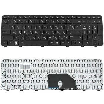 Клавіатура для ноутбука HP (Pavilion: dv6-6000 dv6-6b dv6-6c) rus чорний з фреймом
