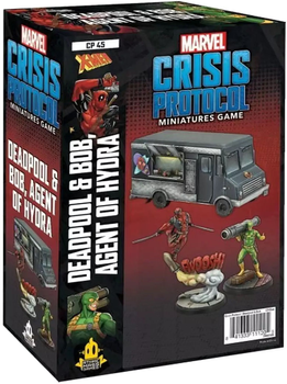 Zestaw figurek do złożenia i pomalowania Atomic Mass Games Marvel Crisis Protocol Deadpool & Bob Agent of Hydra 3 szt (0841333111205)