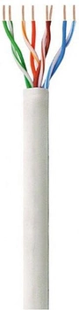 Монтажний кабель Techly Cat 5e UTP 4x2 305 м Grey (8057685303591)