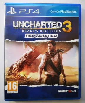 Uncharted 3 Drakes Deception Remastered, російська версія - диск для PlayStation 4, Б/В