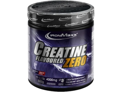 Креатин IronMaxx Creatine Flavoured ZERO 500 грамм Вкус Вишня