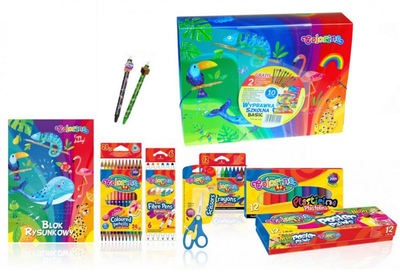Zestaw artystyczny Patio Colorino Kids Basic School Stationery (5907620189212)