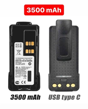 Аккумулятор для радиостанций Motorola 3500 mAh с Type-C DP4400 DP4600 DP4601, батарея на рацию моторола DP4800