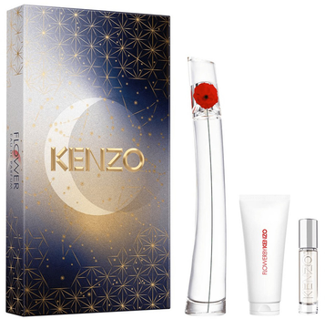 Zestaw damski Kenzo Flower Woda perfumowana 100 ml + Lotion do ciała 75 ml + Miniaturka Woda perfumowana 10 ml (3274872464094)