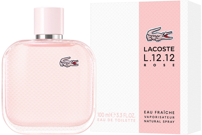 Woda toaletowa damska Lacoste L.12.12 Rose Eau Fraiche 100 ml (3386460149242)