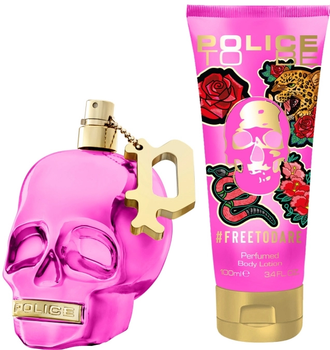 Zestaw damski Police To Be Free To Dare Woman Woda perfumowana 75 ml + Lotion do ciała 100 ml (679602153942)