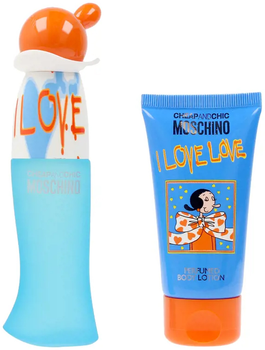 Zestaw damski Moschino Cheap & Chic I Love Love Woda toaletowa 30 ml + Lotion do ciała 50 ml (8011003885626)