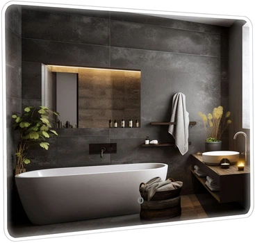 Зеркало AQUA RODOS Moon 100x70 см Uni с LED-подсветкой