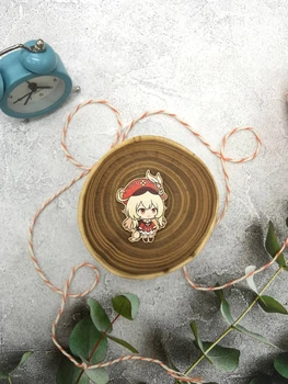 Деревянный значок Craft Pins Геншин Импакт - Кли (CU-01360)