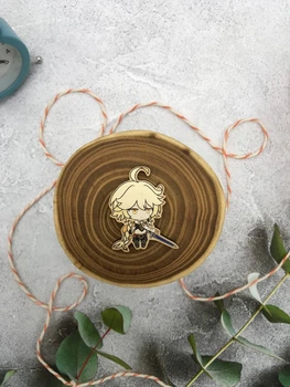 Дерев'яний значок Craft Pins Геншин Імпакт - Ітер (CU-01368)