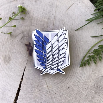 Значок из дерева Craft Pins Атака титанов (CU-00809)