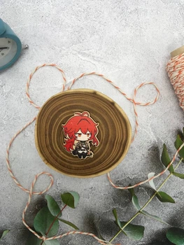 Дерев'яний значок Craft Pins Геншин Імпакт - Ділюк (CU-01358)