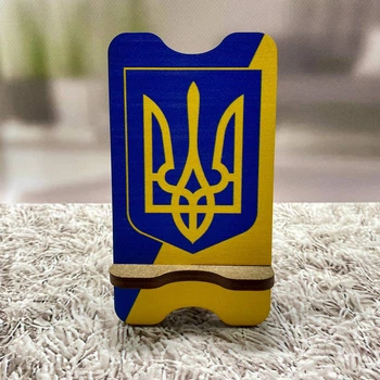 Деревянная подставка для телефона Craft Pins Герб (CU-01671)