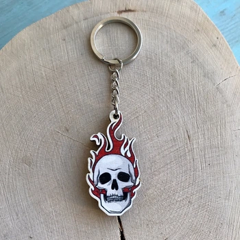 Деревянный брелок Craft Pins Призрачный Гонщик (CU-00980)