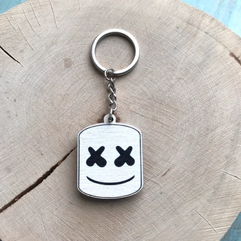 Деревянный брелок Craft Pins Marshmello (CU-00985)