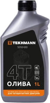 Моторное масло Tekhmann 4Т SL 10W-30 1 л (4820235117719)
