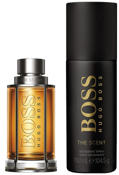 Zestaw męski Hugo Boss The Scent Woda toaletowa 50 ml + Dezodorant w sprayu 150 ml (3616304197956)
