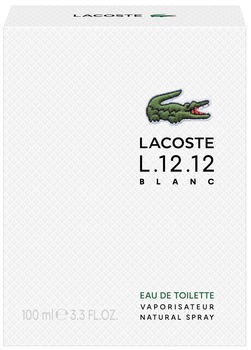 Woda toaletowa męska Lacoste L.12.12 Blanc 100 ml (3386460149082)