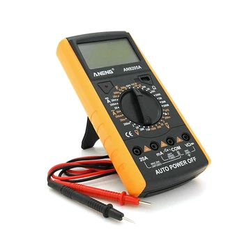 Мультиметр ANENG AN9205A цифровой измеритель функции: V A R F hFE