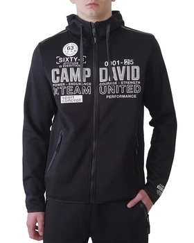 Толстовка чоловіча CAMP DAVID (2208-3108-11/22-23) Чорний M