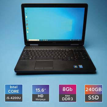 Ноутбук Dell Latitude E5540 (i5-4200U/RAM 8GB DDR3/SSD 240GB) Б/В (6990(3))