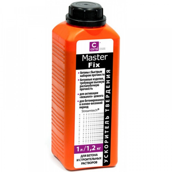 Прискорювач для бетону Coral MasterFix 1л