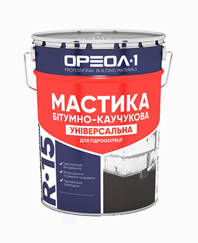 Мастика бітумно-каучукова Ореол-1 "Універсальна" (10кг)