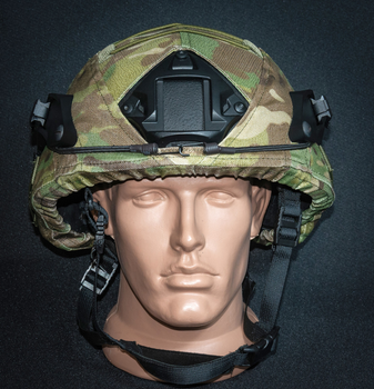 Кавер Кіраса с окном под консоль на военный шлем "ушастый" из кордуры мультикам XL 601-XL