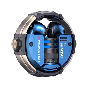Бездротові навушники Airmars Monster XKT10 (Bluetooth 5.2, Type-C, blue)