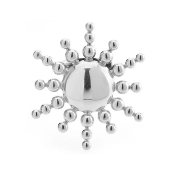 Брошь BROCHE бижутерия Космос Солнце серебристая BRBF114045