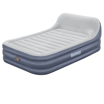 Надувная двухместная кровать Bestway 67923 со встроенным электро насосом 226x152x84 см
