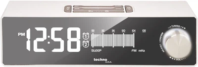 Настольные часы Technoline WT483 White/Silver