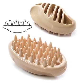 Силіконова щітка doggyman rubber brush mini для собак і котів 4,3*7,5*3,5 см