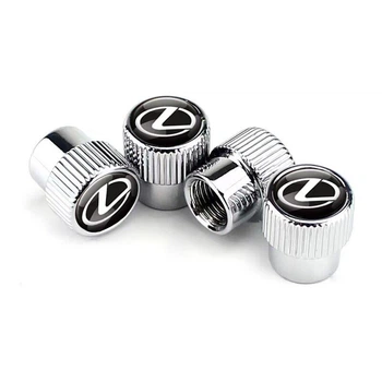 Колпачки на ниппель для Lexus Premium Style Silver Лексус (4 шт) (67698)