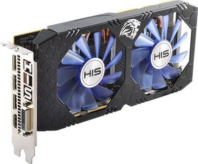 Дискретная видеокарта HIS AMD Radeon RX 570 IceQ X2 OC, 4 GB GDDR5, 256-bit / DVI, HDMI, DisplayPort б/у
