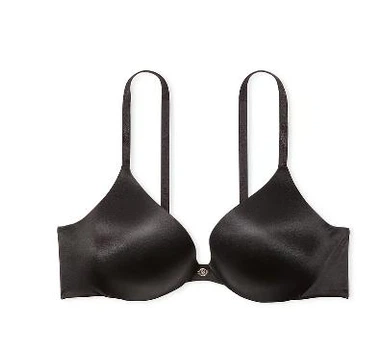 Бюстгальтер Victoria's Secret VERY SEXY So Obsessed Smooth Push-Up Bra 70C черный литий