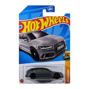 Машинка Базова Hot Wheels '17 Audi RS 6 Avant Dollar General Wagons 1:64 HKL41 Grey